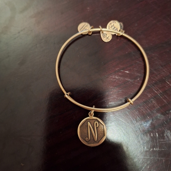 Alex and Ani N Initial Bracelet - Picture 1 of 1